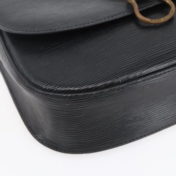 LOUIS VUITTON Epi Saint Cloud GM Shoulder Bag Black Noir M52192 LV Auth BA8328 - Picture 11 of 16